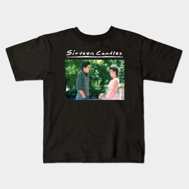 Sixteen Candles Samantha Jake Wedding Dress Photo Kids T-Shirt by chancgrantc@gmail.com